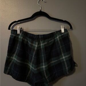 Old Navy Dark Plaid Women's Athletic Shorts